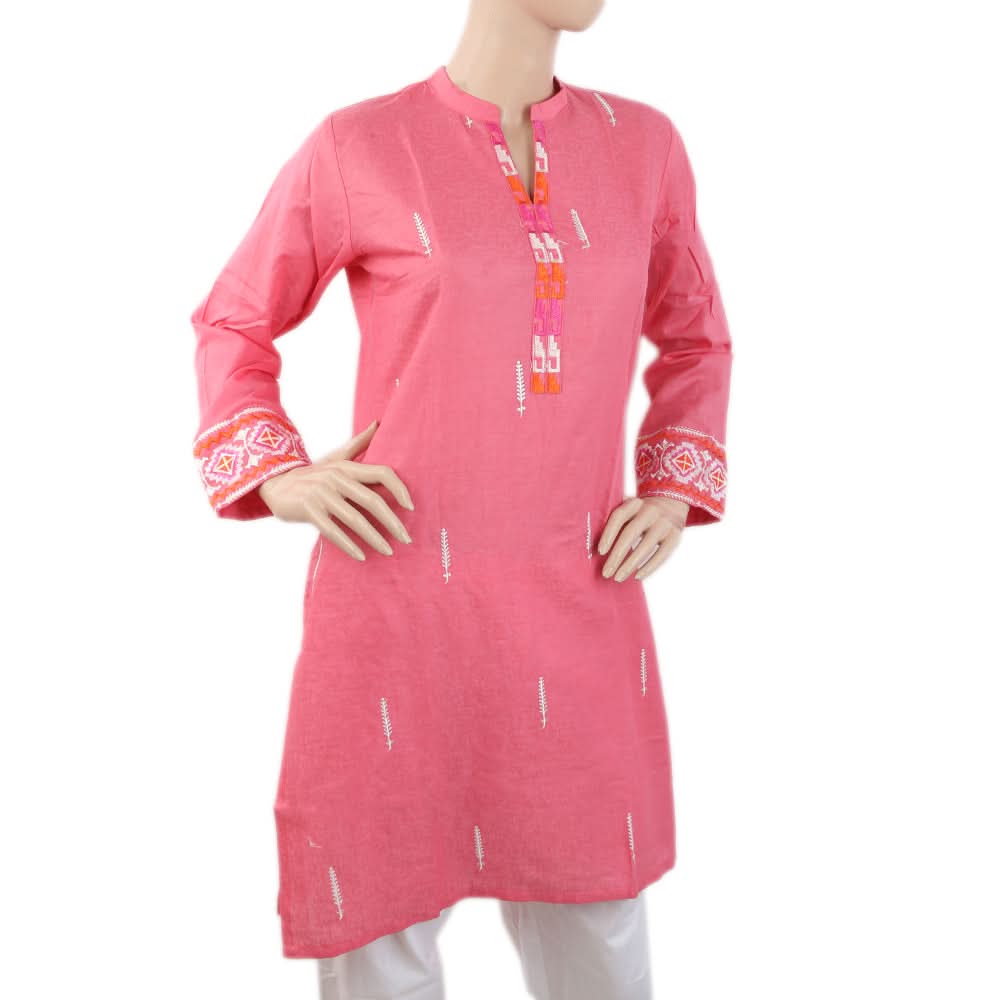 Women's Dobby 2 Piece Shalwar Suit - Pink, Women, Shalwar Suits, Chase Value, Chase Value