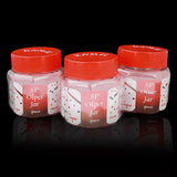 Spice Jar 3 Pcs - Red, Home & Lifestyle, Storage Boxes, Chase Value, Chase Value