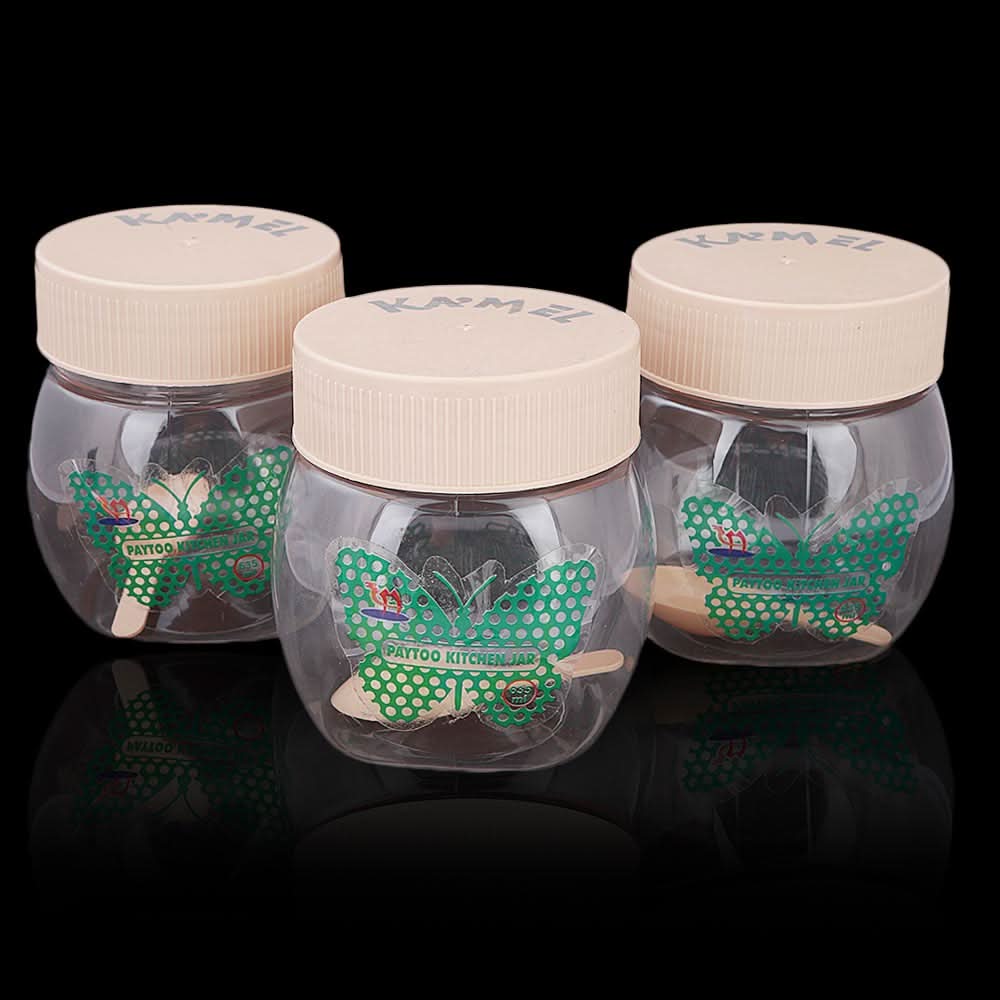Spice Jar 3 Pcs - Fawn, Home & Lifestyle, Storage Boxes, Chase Value, Chase Value