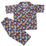 Boys Half Sleeves Sleeping Suit - Navy Blue, Kids, Boys Sets And Suits, Chase Value, Chase Value