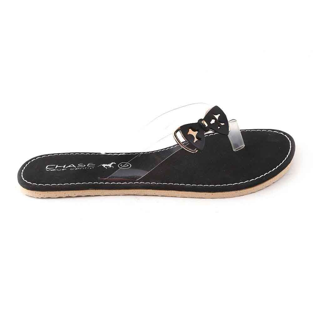 Women's Slipper (04) - Black, Women, Slippers, Chase Value, Chase Value