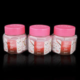 Spice Jar 3 Pcs - Pink, Home & Lifestyle, Storage Boxes, Chase Value, Chase Value