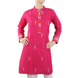 Women's Dobby 2 Piece Shalwar Suit - Dark Pink, Women, Shalwar Suits, Chase Value, Chase Value