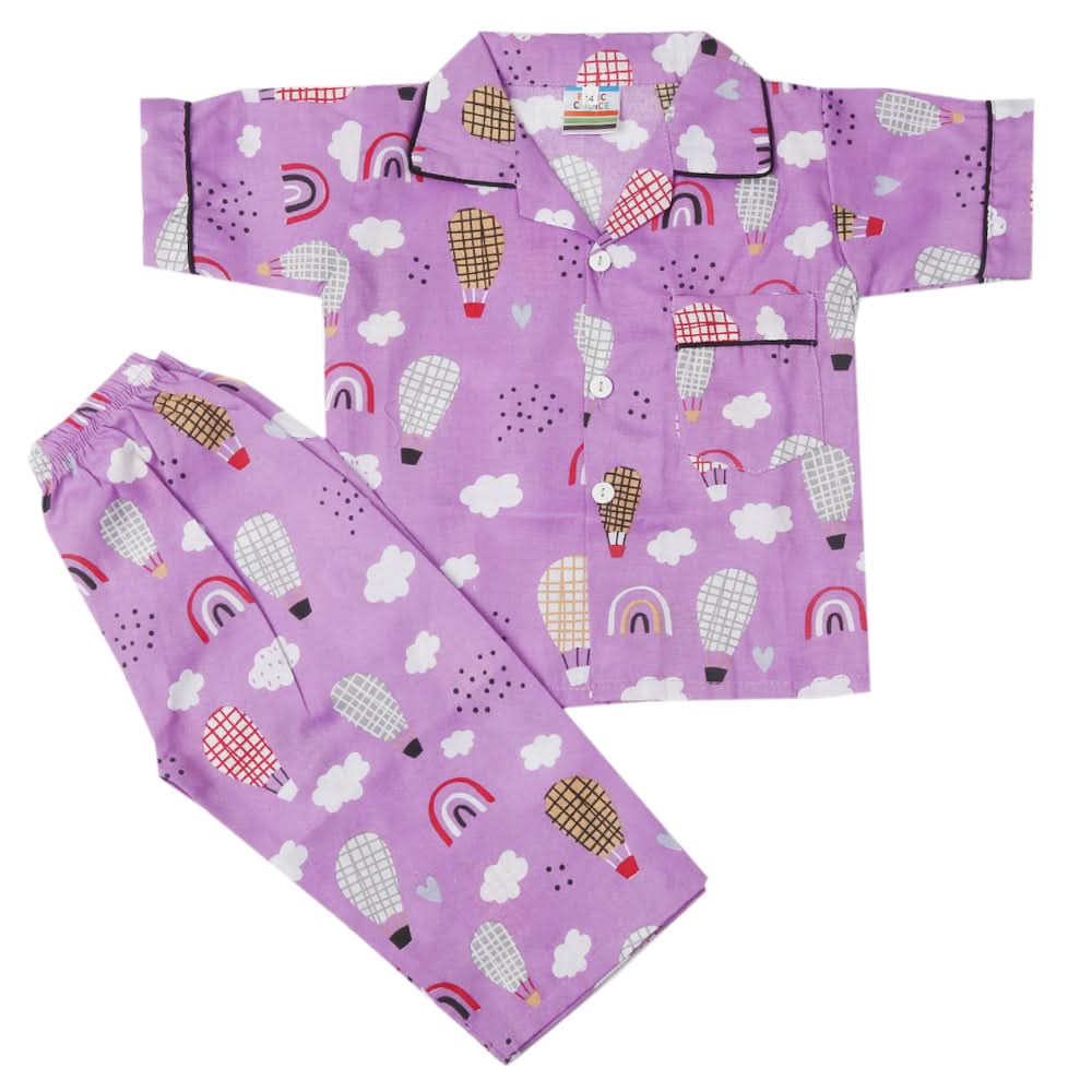 Boys Half Sleeves Sleeping Suit - Orchid, Kids, Boys Sets And Suits, Chase Value, Chase Value