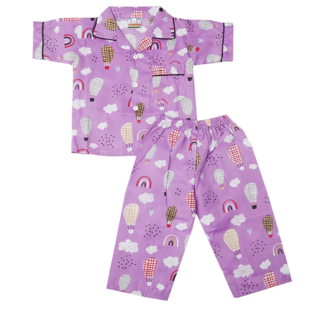 Boys Half Sleeves Sleeping Suit - Orchid, Kids, Boys Sets And Suits, Chase Value, Chase Value