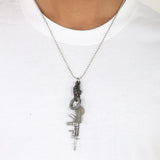 Men's Locket - Grey, Men, Jewellery, Chase Value, Chase Value