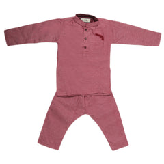 Boys Embroidered Kurta Pajama - Maroon, Kids, Boys Shalwar Kameez, Chase Value, Chase Value