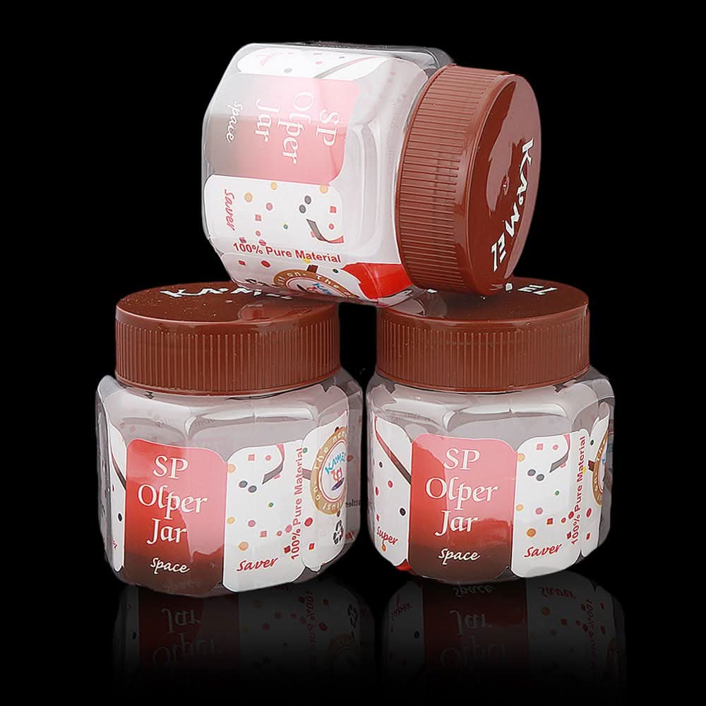 Spice Jar 3 Pcs - Brown, Home & Lifestyle, Storage Boxes, Chase Value, Chase Value