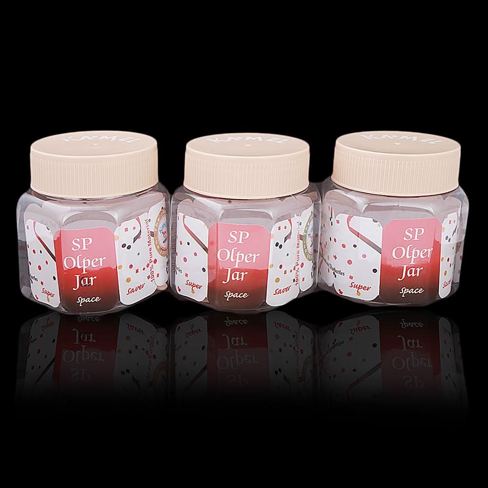 Spice Jar 3 Pcs - Fawn, Home & Lifestyle, Storage Boxes, Chase Value, Chase Value