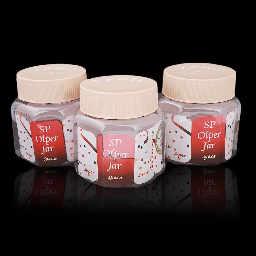 Spice Jar 3 Pcs - Fawn, Home & Lifestyle, Storage Boxes, Chase Value, Chase Value