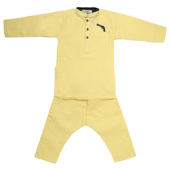 Boys Embroidered Kurta Pajama - Yellow, Kids, Boys Shalwar Kameez, Chase Value, Chase Value