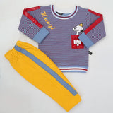 Boys Full Sleeves Fleece Suit - Purple, Kids, Boys Sets And Suits, Chase Value, Chase Value