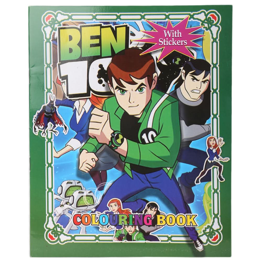 Ben 10 Book, Kids, Kids Colouring Books, 3 to 6 Years, Chase Value