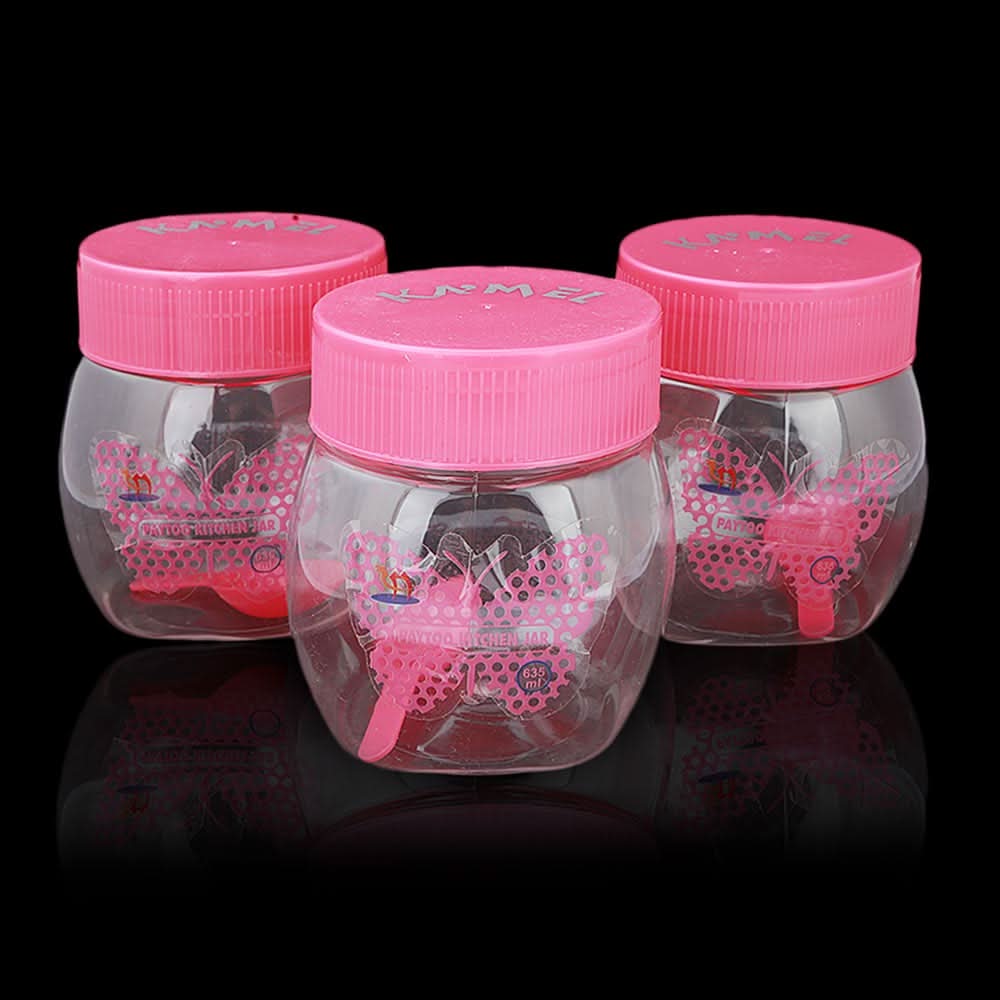Spice Jar 3 Pcs - Pink, Home & Lifestyle, Storage Boxes, Chase Value, Chase Value