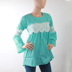 Women's Top Full Sleeves - Light Green, Women, T-Shirts And Tops, Chase Value, Chase Value
