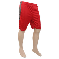 Men's Polyester Short - Red & Grey, Men, Shorts, Chase Value, Chase Value