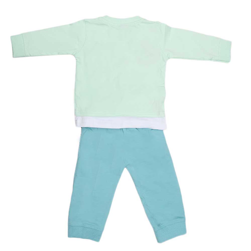 New Born Boy's Suit - Sea Green, Kids, NB Boys Sets And Suits, Chase Value, Chase Value