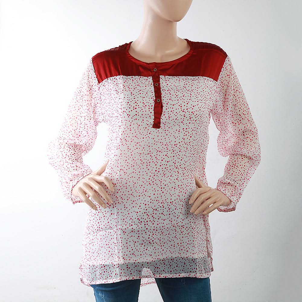 Women's Top - Maroon, Women, T-Shirts And Tops, Chase Value, Chase Value