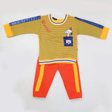 Boys Full Sleeves Fleece Suit - Yellow, Kids, Boys Sets And Suits, Chase Value, Chase Value