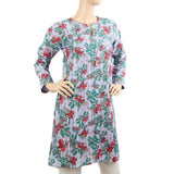 Women's Printed Kurti - Purple, Women Ready Kurtis, Chase Value, Chase Value