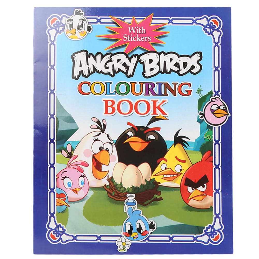 Angry Birds Book, Kids, Kids Colouring Books, 3 to 6 Years, Chase Value