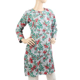 Women's Printed Kurti - Grey, Women Ready Kurtis, Chase Value, Chase Value