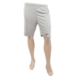 Men's Polyester Short - Light Grey & Maroon, Men, Shorts, Chase Value, Chase Value