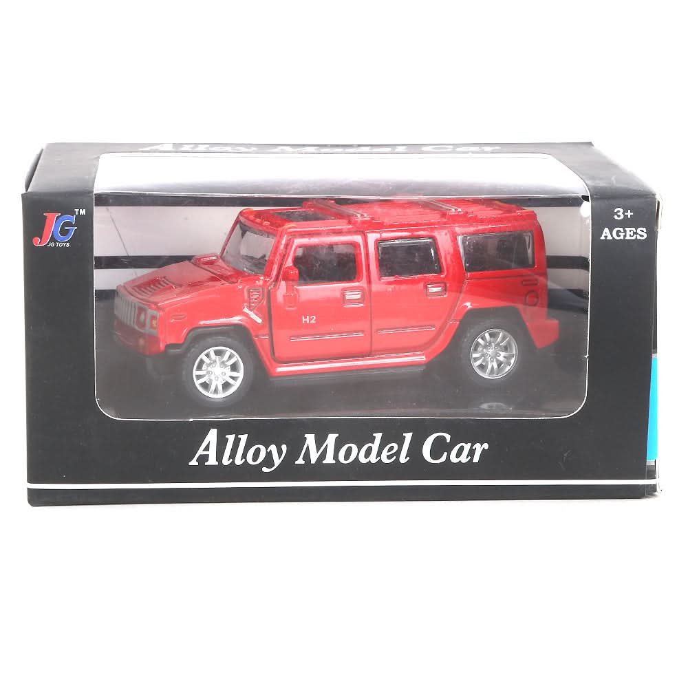 Pull back Metal Car with Open Door - Red, Kids, Non-Remote Control, Chase Value, Chase Value