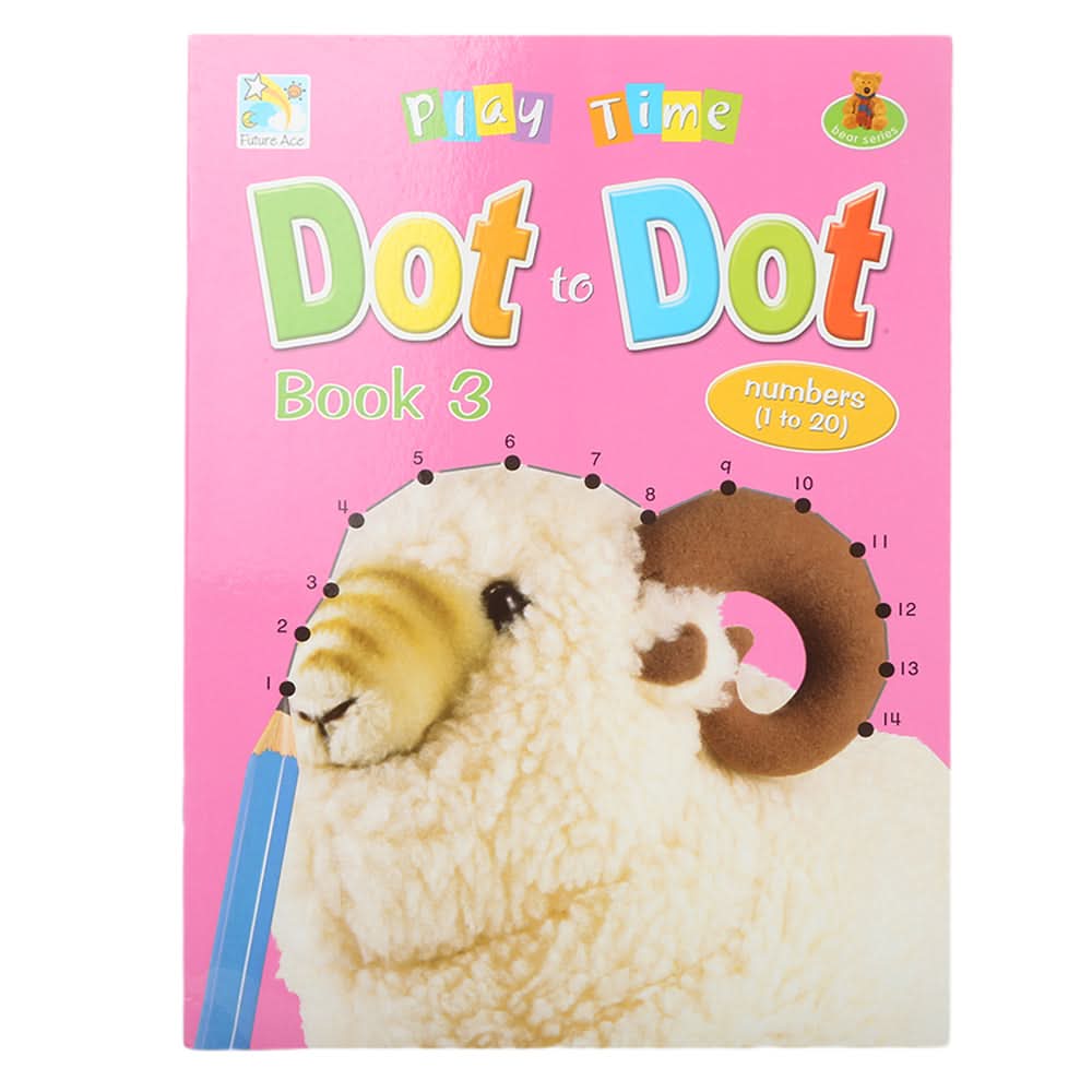 Color Pencil Dot to Dot BK3, Kids, Kids Educational Books, 9 to 12 Years, Chase Value