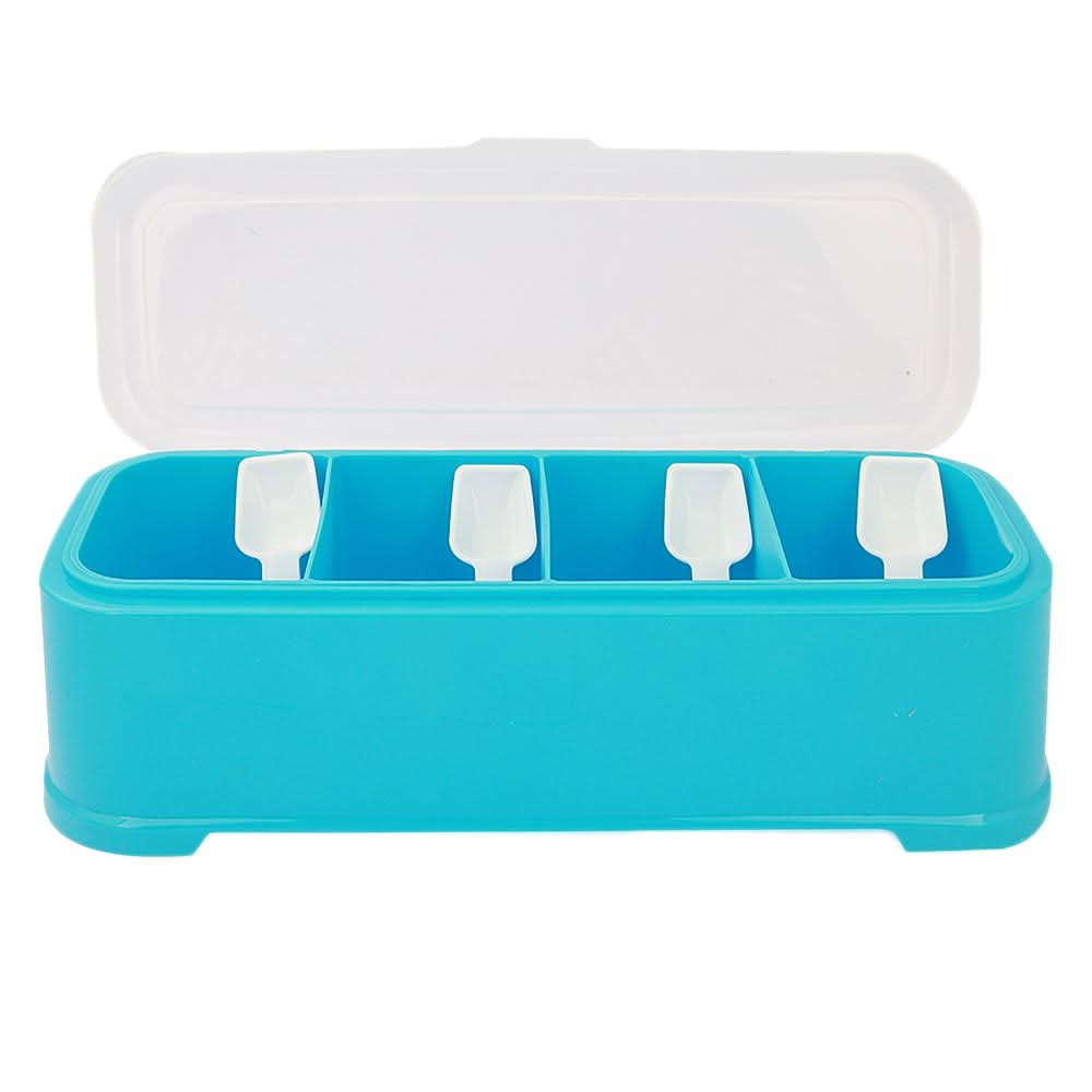 Spice Box  With Spoon - Blue, Home & Lifestyle, Storage Boxes, Chase Value, Chase Value