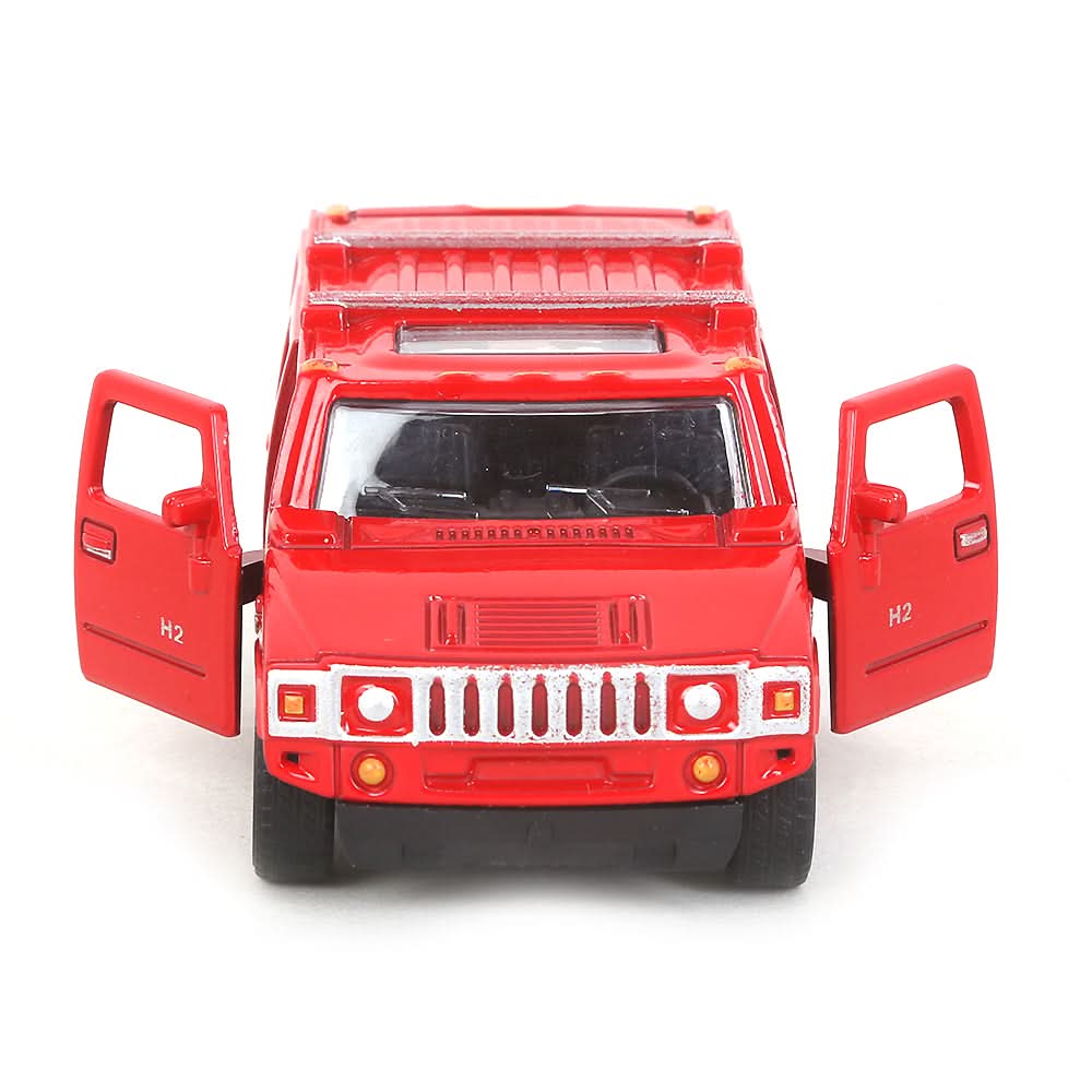 Pull back Metal Car with Open Door - Red, Kids, Non-Remote Control, Chase Value, Chase Value