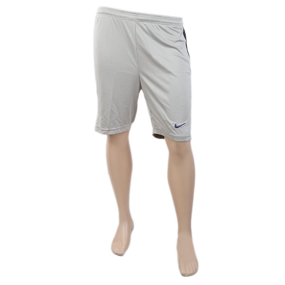 Men's Polyester Short - Light Grey & Royal Blue, Men, Shorts, Chase Value, Chase Value
