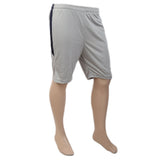 Men's Polyester Short - Light Grey & Royal Blue, Men, Shorts, Chase Value, Chase Value