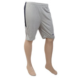 Men's Polyester Short - Light Grey & Royal Blue, Men, Shorts, Chase Value, Chase Value