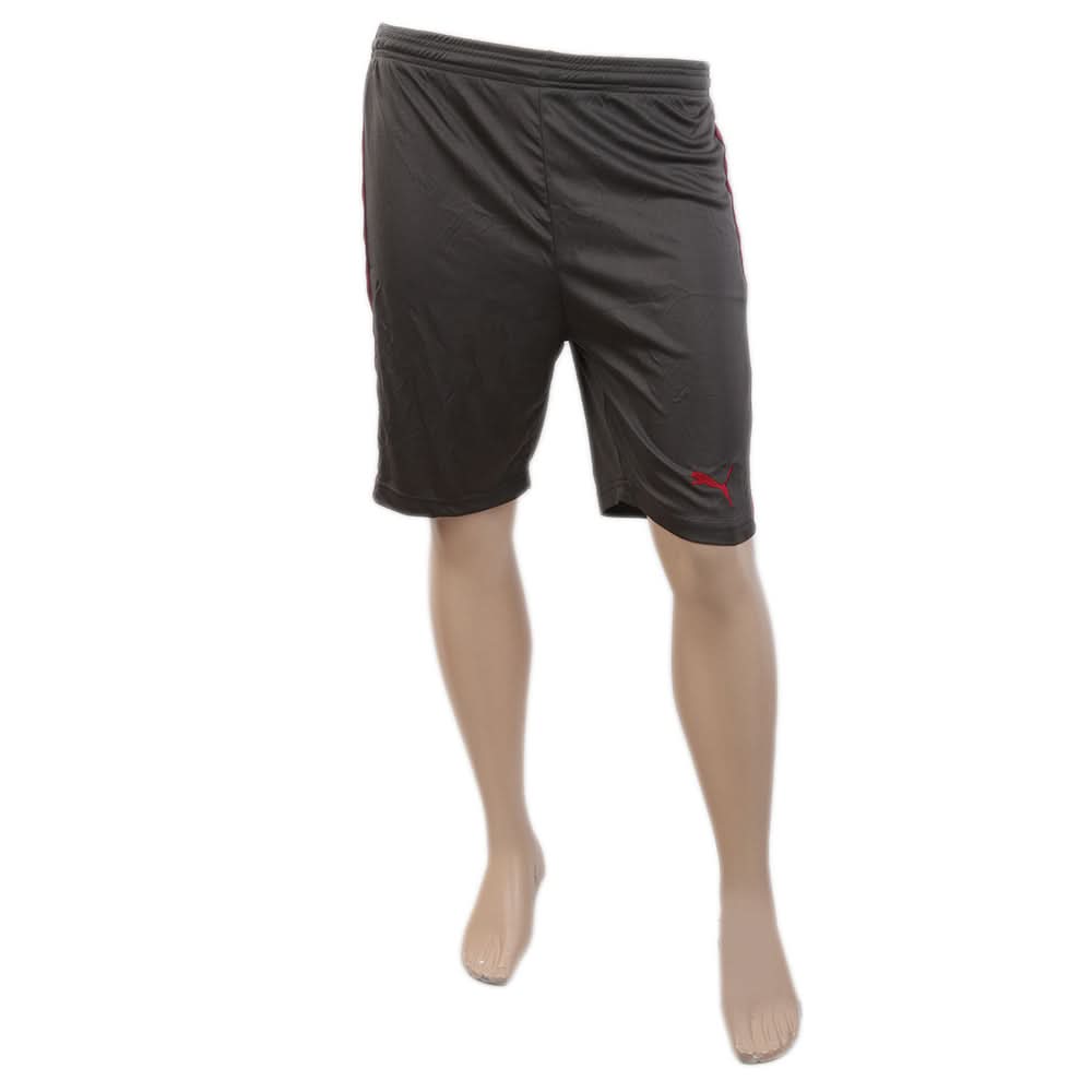 Men's Fancy Polyester Short - Maroon & Grey, Men, Shorts, Chase Value, Chase Value