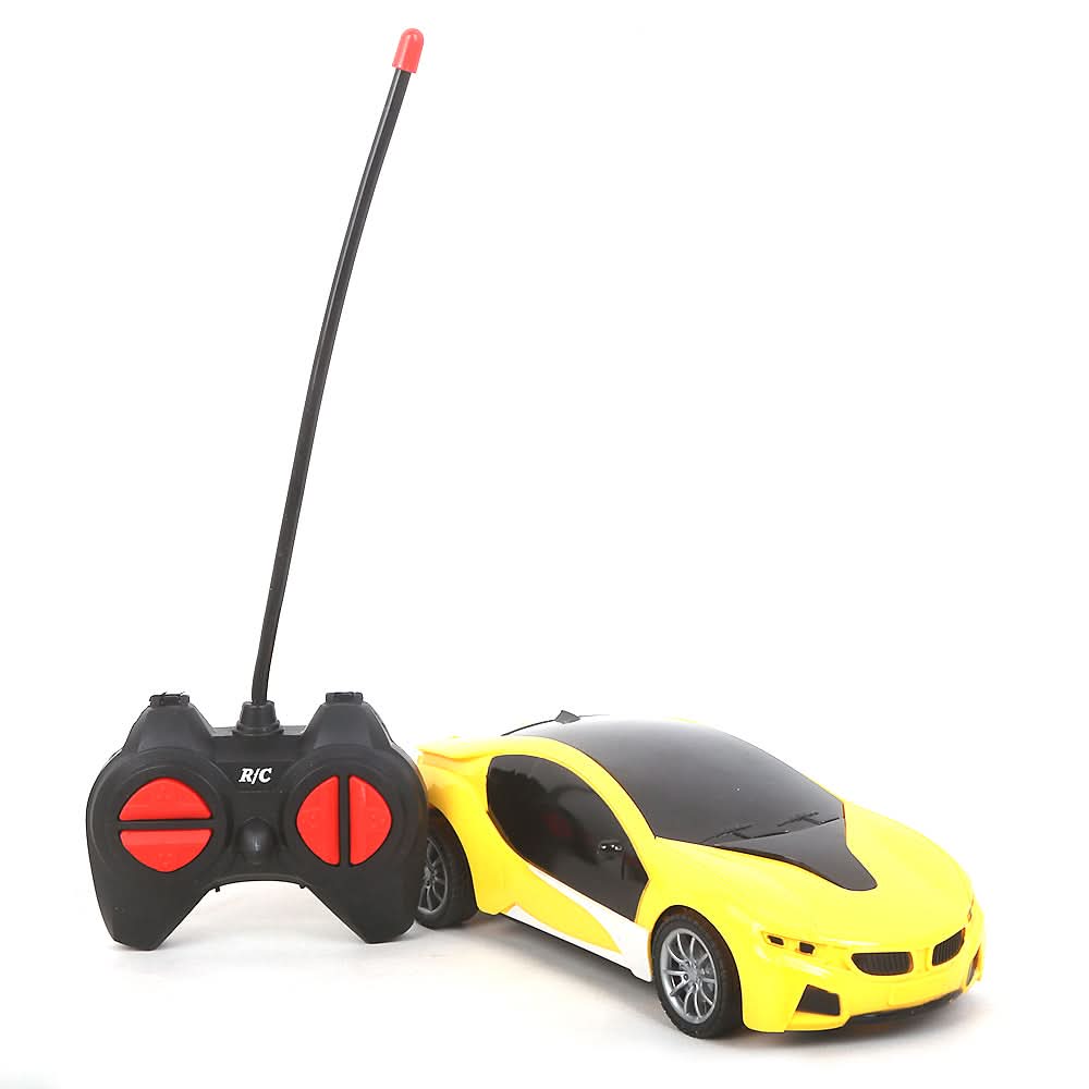 Remote Control Car - Yellow, Kids, Remote Control, Chase Value, Chase Value