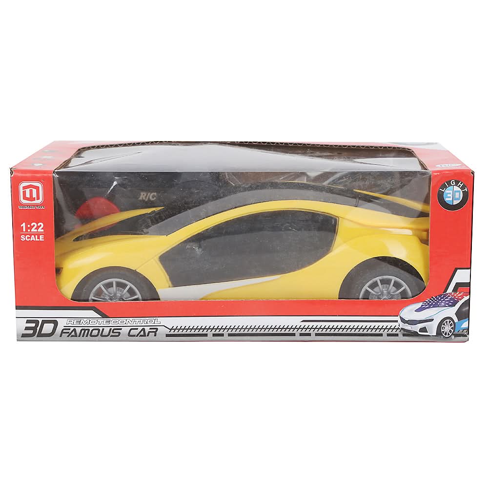 Remote Control Car - Yellow, Kids, Remote Control, Chase Value, Chase Value