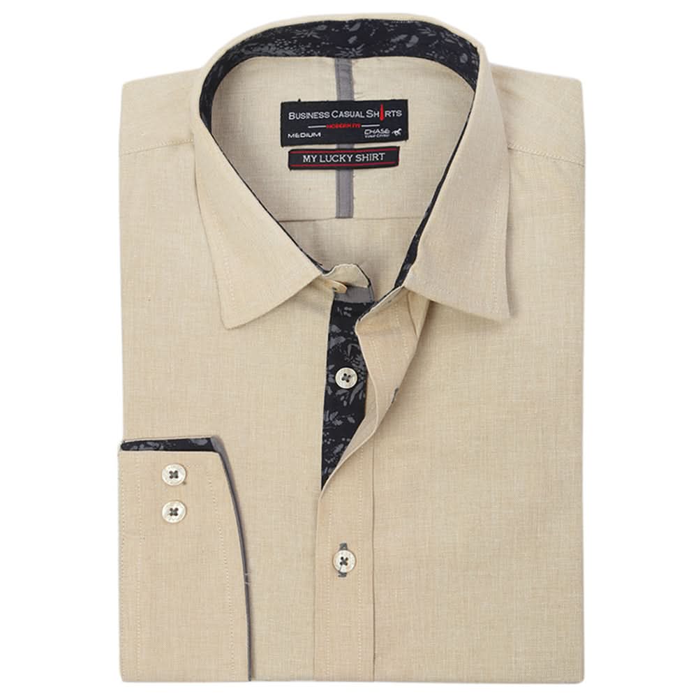 Men's Business Casual Shirt - Fawn, Men's Shirts, Chase Value, Chase Value