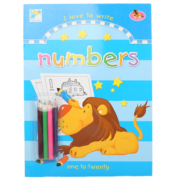 Love To Writer Numbers, Kids, Kids Educational Books, 9 to 12 Years, Chase Value
