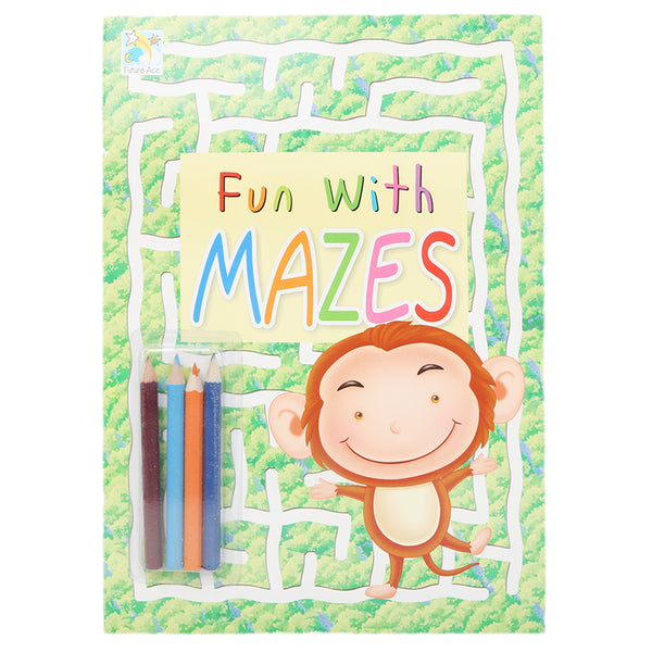 Fun with Mazes, Kids, Kids Educational Books, 9 to 12 Years, Chase Value