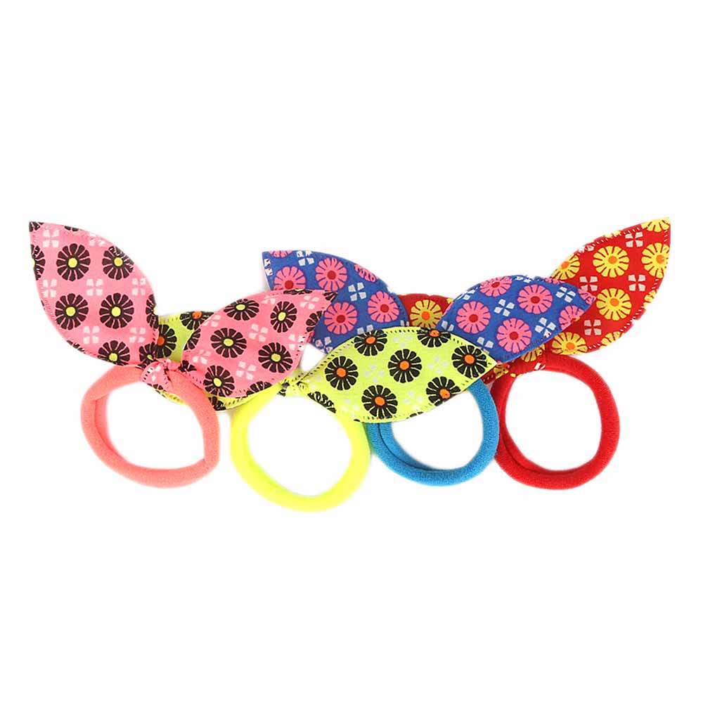 Girls Hair Pony 4 Pcs - Multi, Kids, Hair Accessories, Chase Value, Chase Value