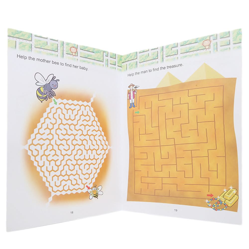 Fun with Mazes, Kids, Kids Educational Books, 9 to 12 Years, Chase Value