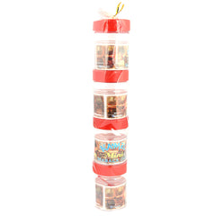 Spice Jar 4 Pcs - Red, Home & Lifestyle, Storage Boxes, Chase Value, Chase Value