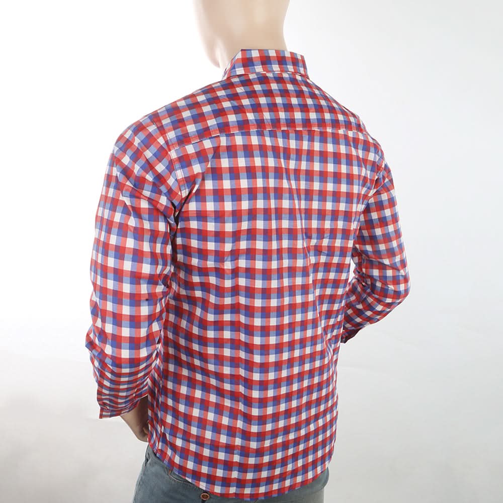 Men's Casual Check Shirt - Red, Men, Shirts, Chase Value, Chase Value