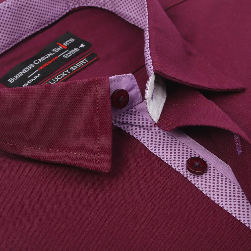 Men's Business Casual Shirt - Purple, Men's Shirts, Chase Value, Chase Value