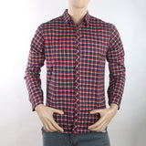 Men's Casual Check Shirt - Maroon, Men, Shirts, Chase Value, Chase Value