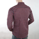 Men's Casual Check Shirt - Maroon, Men, Shirts, Chase Value, Chase Value