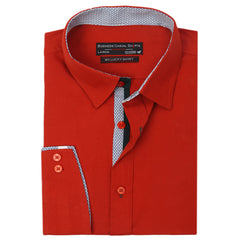 Men's Business Casual Shirt - Rust, Men's Shirts, Chase Value, Chase Value