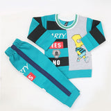 Boys Full Sleeves Fleece Suit 42716 - Sea Green, Kids, Boys Sets And Suits, Chase Value, Chase Value