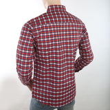 Men's Casual Check Shirt - Red, Men, Shirts, Chase Value, Chase Value